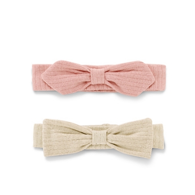 KUKU PLUS 竹纖羅紋蝴蝶髮帶