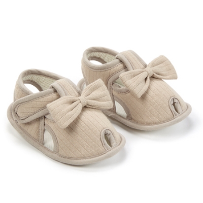 KUKU PLUS 竹纖羅紋蝴蝶學步鞋