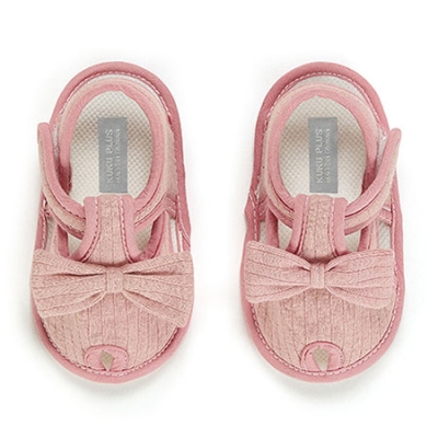 KUKU PLUS 竹纖羅紋蝴蝶學步鞋