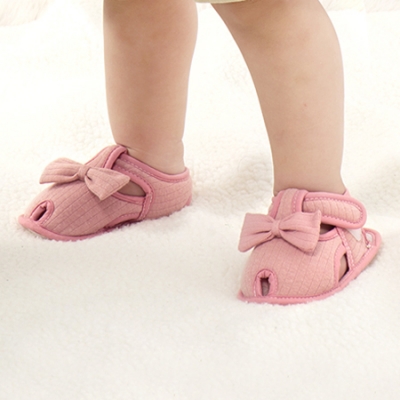 KUKU PLUS 竹纖羅紋蝴蝶學步鞋