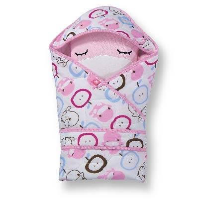 棉心紗-透氣連帽式抱巾