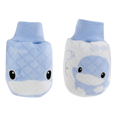 格紋雙圖護手套-厚