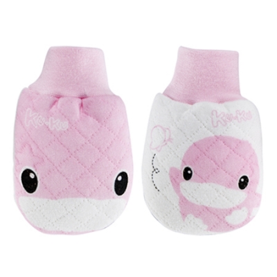 格紋雙圖護手套-厚