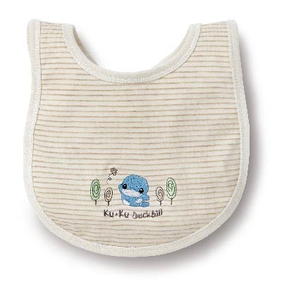 酷咕鴨有機純棉繡花小圍兜