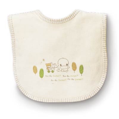 酷咕鴨有機純棉印花中圍兜