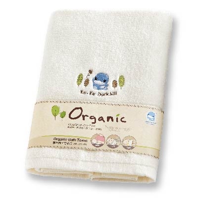 酷咕鴨有機純棉四方浴巾