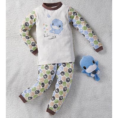 酷咕鴨秋冬有機泡泡套裝