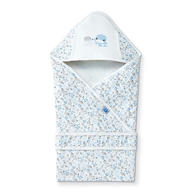 竹纖有機棉多功能新生兒抱巾