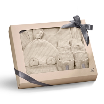 KUKU PLUS 竹纖羅紋兔裝禮盒