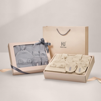 KUKU PLUS 竹纖羅紋兔裝禮盒