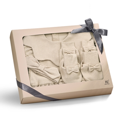 KUKU PLUS 竹纖羅紋紗裙包屁衣禮盒