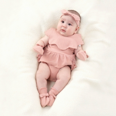 KUKU PLUS 竹纖羅紋紗裙包屁衣禮盒