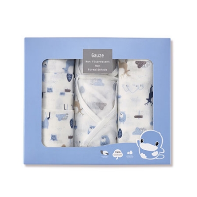 北歐迷境森林紗布禮盒-8件組