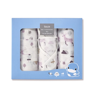 北歐迷境森林紗布禮盒-8件組