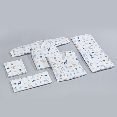 北歐迷境森林紗布禮盒-8件組