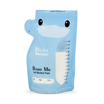 雙出口立體母乳保鮮袋260ml 25入