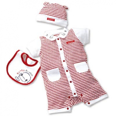 酷咕鴨時尚條紋短兔裝禮盒