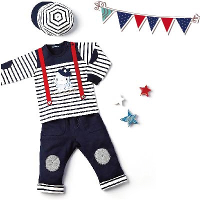 酷星牛仔吊帶男童裝