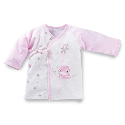 夏樂印花初生肚衣