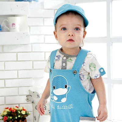 酷彩率性吊帶裝