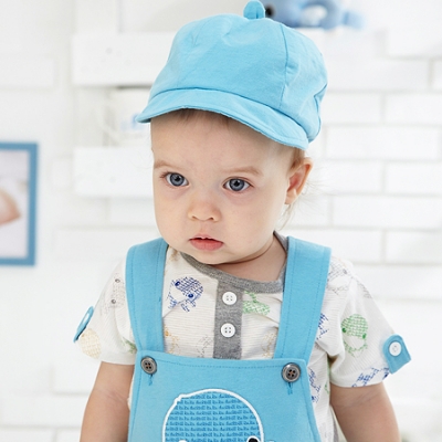 酷彩率性吊帶裝