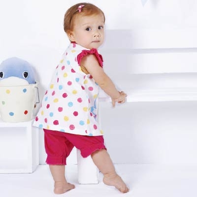 花漾繽紛荷葉套裝