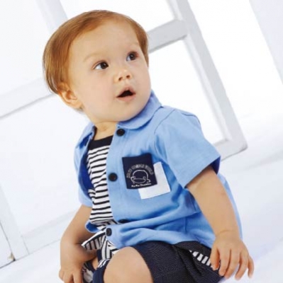 美式率性連身裝禮盒(假兩件上衣)