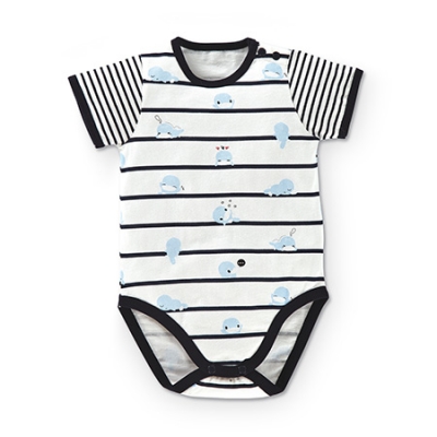 繽紛貼圖連身裝