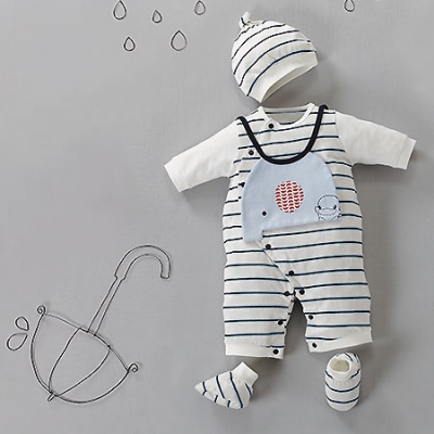 大象寶寶斜兔裝禮盒