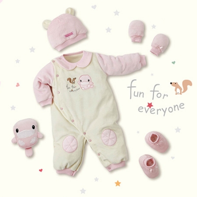 棉絨可愛兔裝禮盒