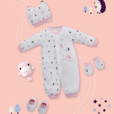 趣味印花連身禮盒