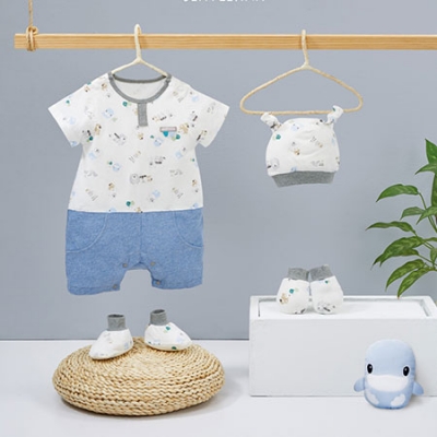 小繽紛經典紳士連身裝禮盒