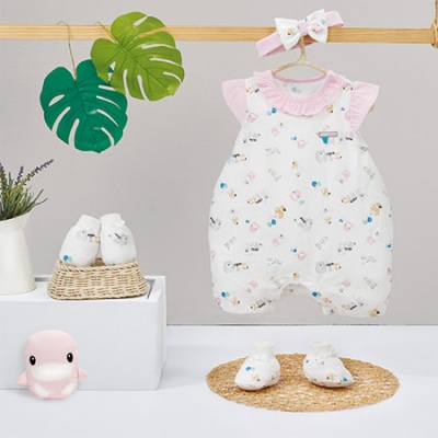 小繽紛荷葉公主連身裝禮盒