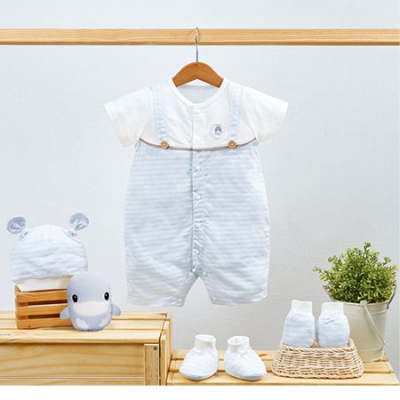 小細紋連身裝禮盒