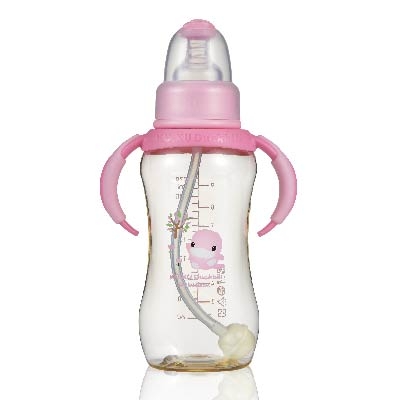 新防脹氣PES葫蘆成長奶瓶280ml