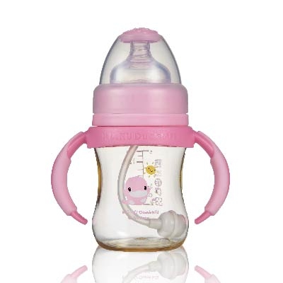 新防脹氣PES寬口葫蘆成長奶瓶140ml