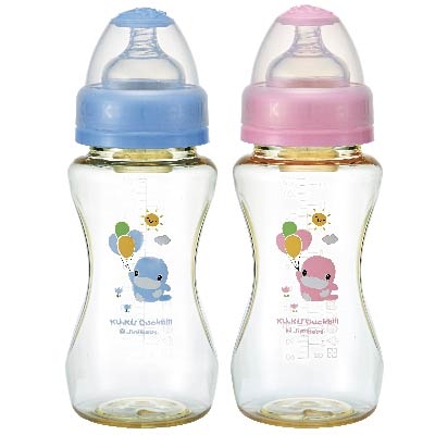 新防脹氣PES寬口葫蘆奶瓶-330ml