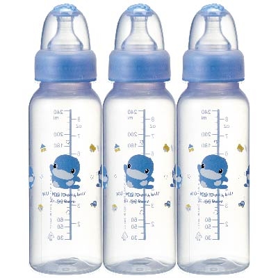 晶鑽PP標準奶瓶三入