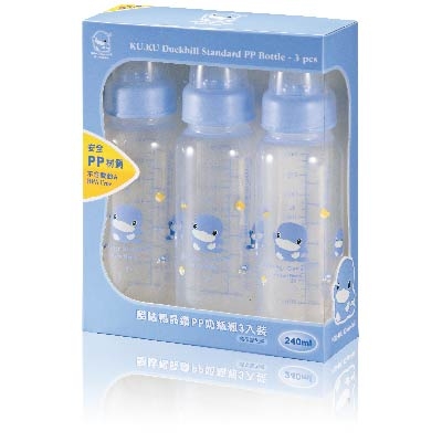 晶鑽PP標準奶瓶三入