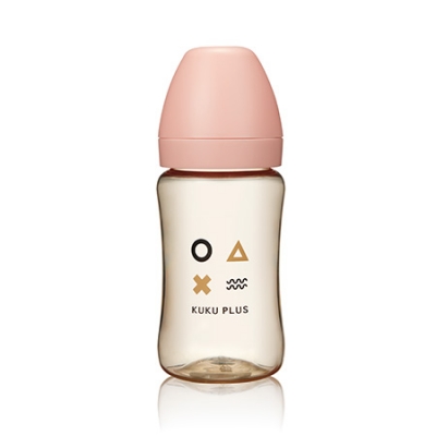 KUKU PLUS 純真之瞳寬口PPSU奶瓶 240ml