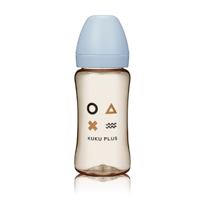 KUKU PLUS 純真之瞳寬口PPSU奶瓶 300ml