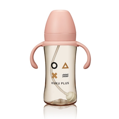 KUKU PLUS 純真之瞳寬口PPSU成長奶瓶 300ml
