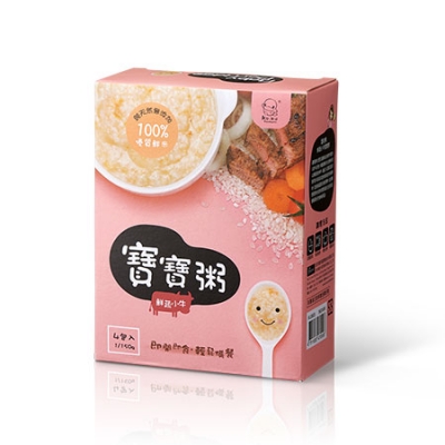 鮮蔬小牛寶寶粥-4入