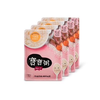 鮮蔬小牛寶寶粥-4入