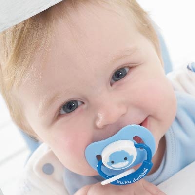 酷咕鴨造型安撫奶嘴-較大拇指型