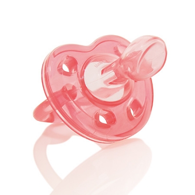 馬卡龍全矽膠安撫奶嘴-較大