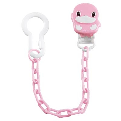 酷咕鴨造型奶嘴鍊