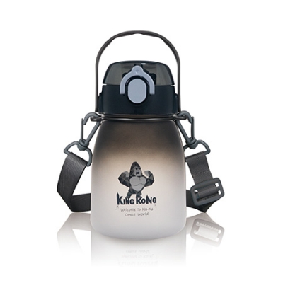 酷咕鴨彈蓋提把胖胖水壺-600ml