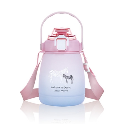 酷咕鴨彈蓋提把胖胖水壺-1200ml