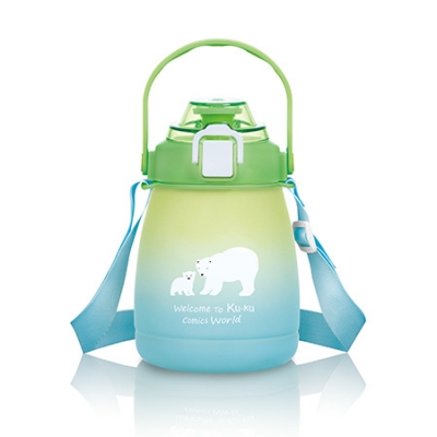 酷咕鴨彈蓋提把胖胖水壺-1200ml